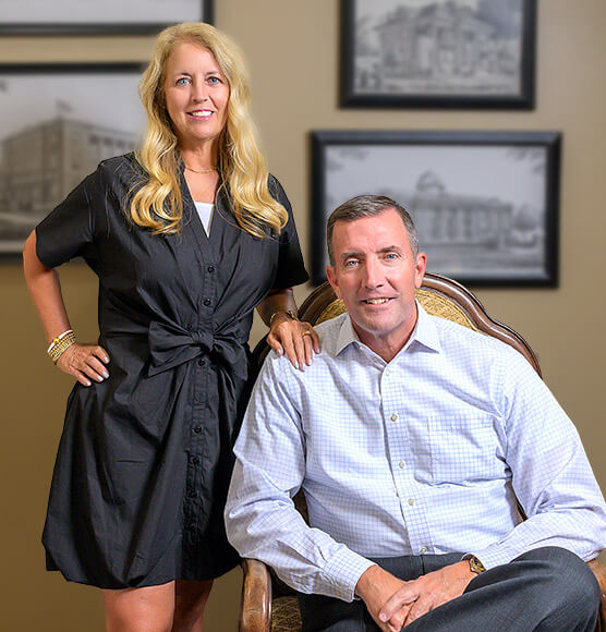 Photo of attorneys Daryl and Rebecca Lidia